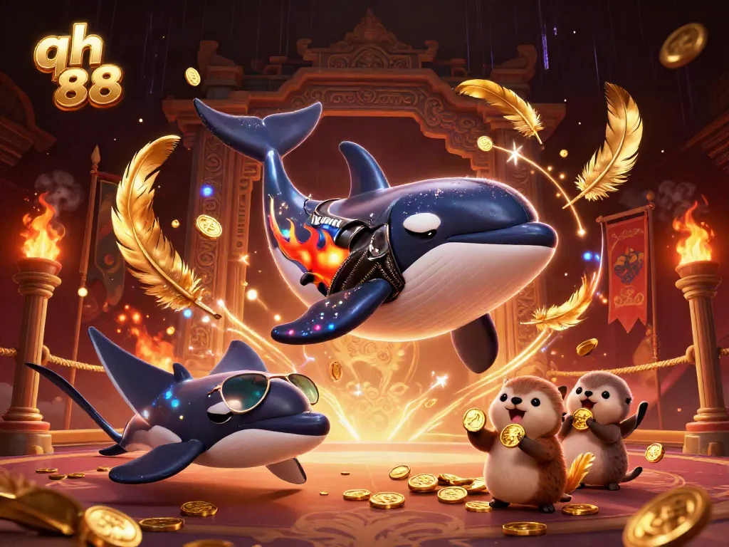Experience thrill at qh 88 with vibrant sea creatures and golden coin excitement