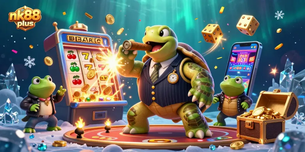 Experience winning thrills at nk88plus with a massive jackpot slot machine and engaging characters.