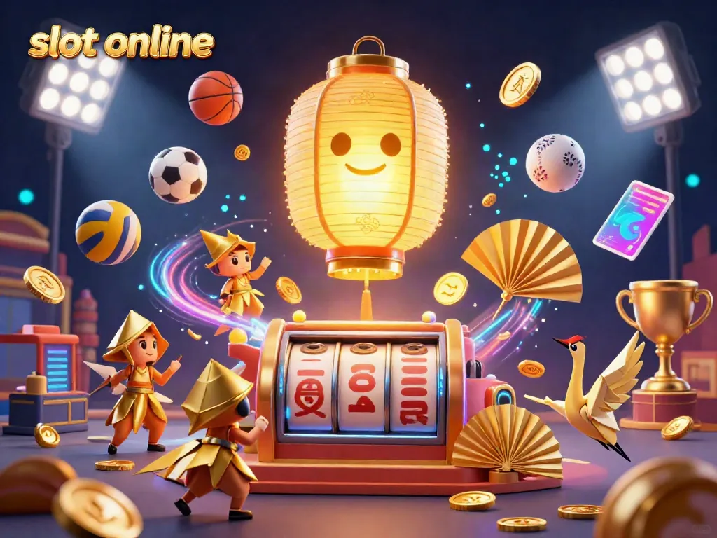 Experience thrilling slot online gameplay with a vibrant and dynamic casino atmosphere.