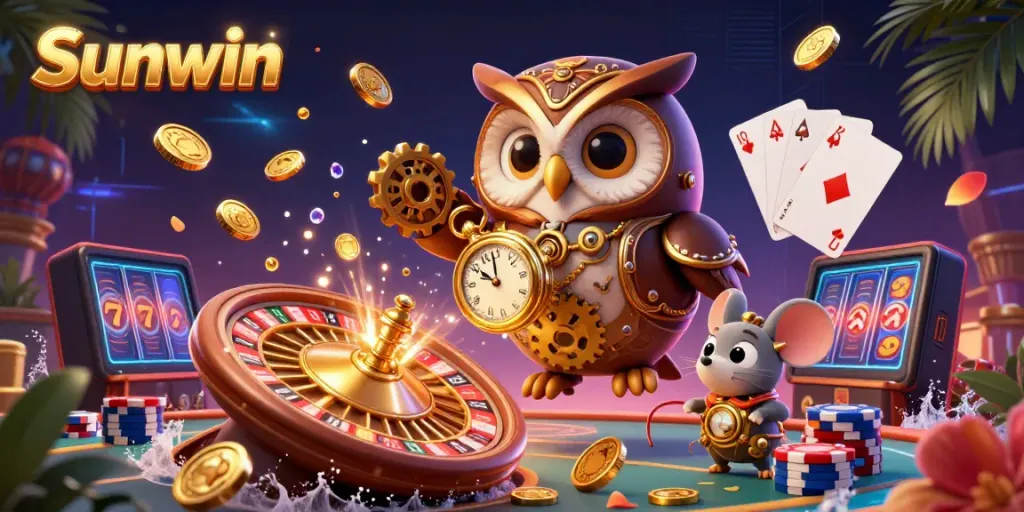 Experience thrilling gameplay with Sunwin's vibrant casino action, featuring dynamic characters and exciting gaming elements.